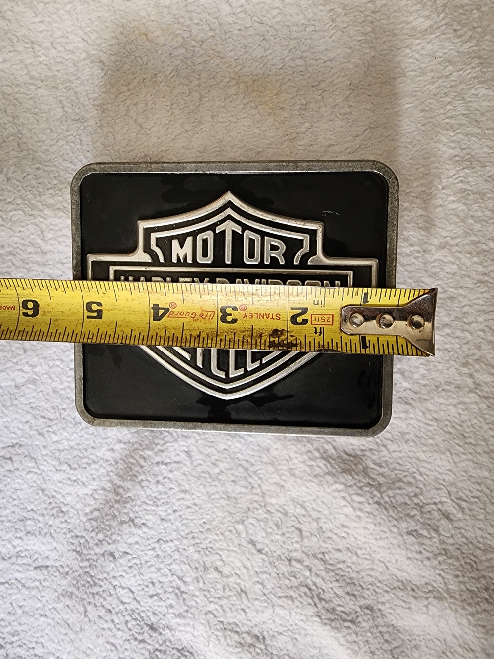 vintage Harley-Davidson saddlebag rail plate - Picture 2 of 4